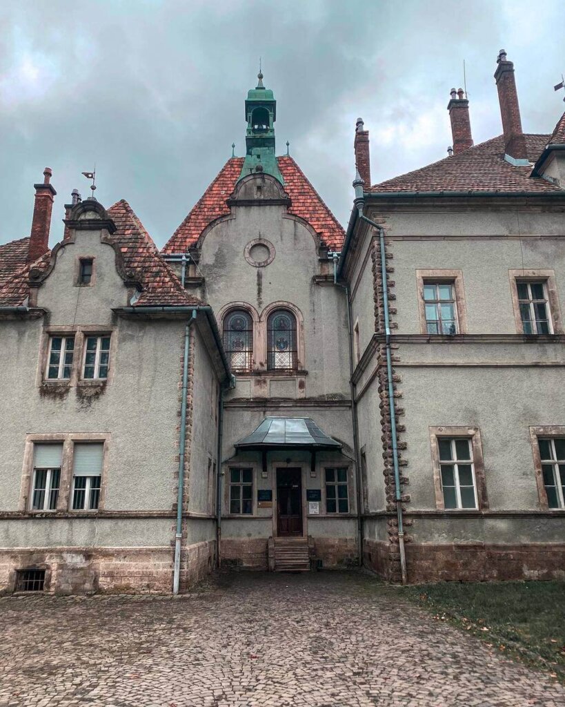 палац графів Шенборнів центральний вхід.